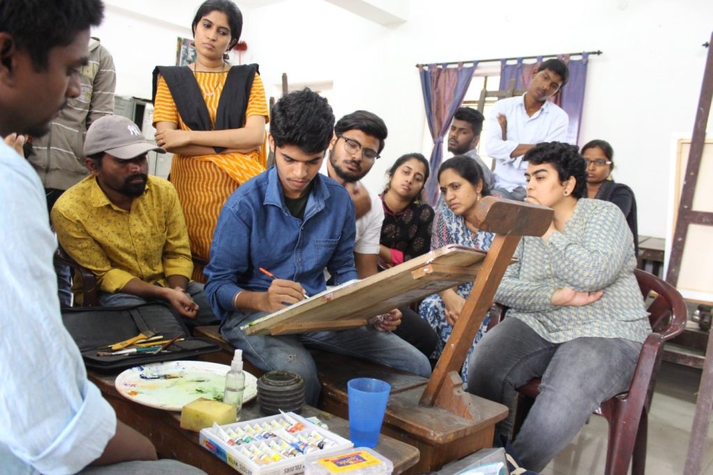 Water colour Artist, Dept. of Painting