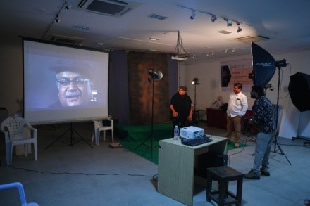 The Department of Photography conducted a three day workshop from 25th to 27th Sep. 2018 by a well-known Portrait & Still-life Photographer Sri Milind Deshmukh from Nasik.